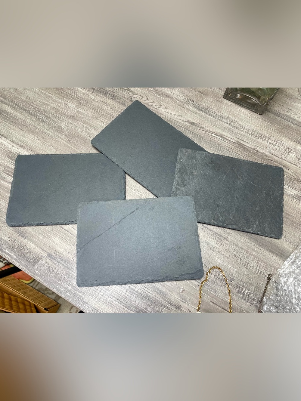 Black Slate Tablets: Warmers, Crafts, Protective Sleeves w Felt Feet